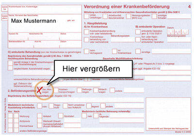 Krankenfahrtverordnung